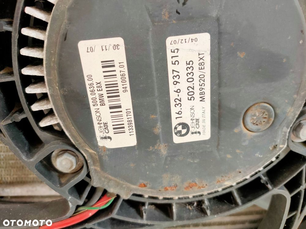 komplet chłodnic wentylator e81 e87 2.0d 7810291 - 5