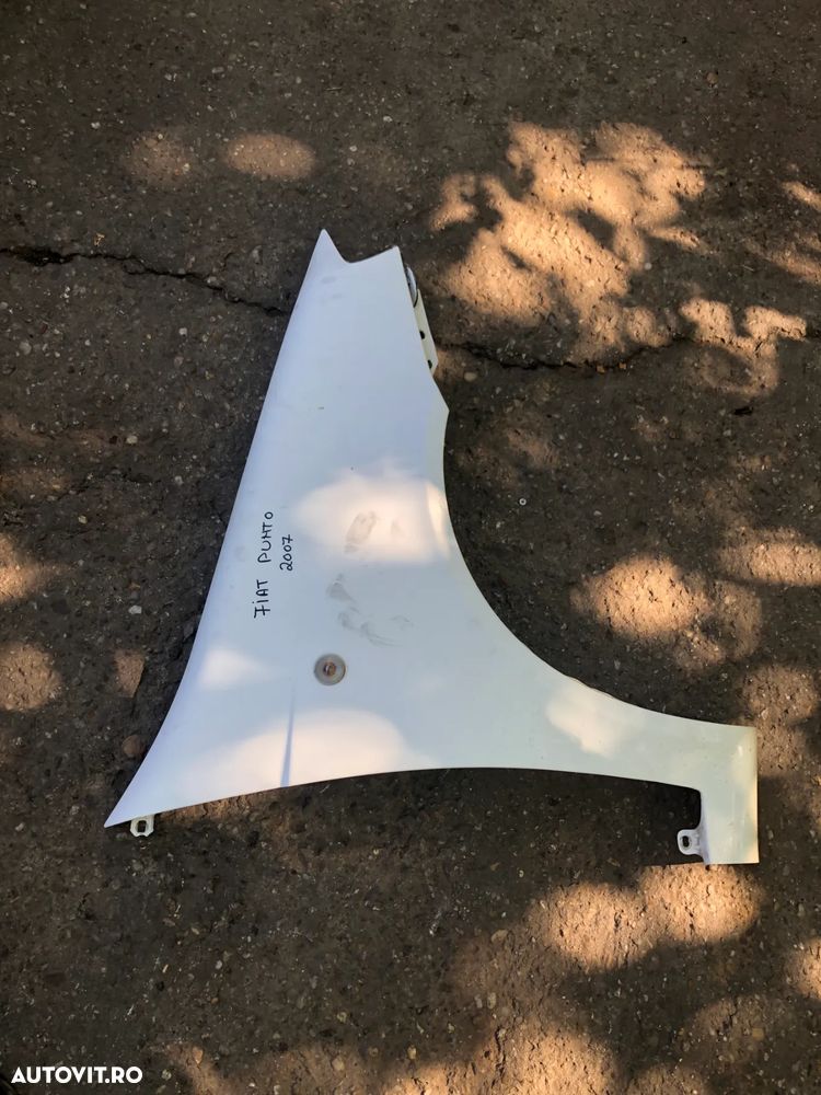 Aripa dreapta fata Fiat Punto alb 2007 - 2