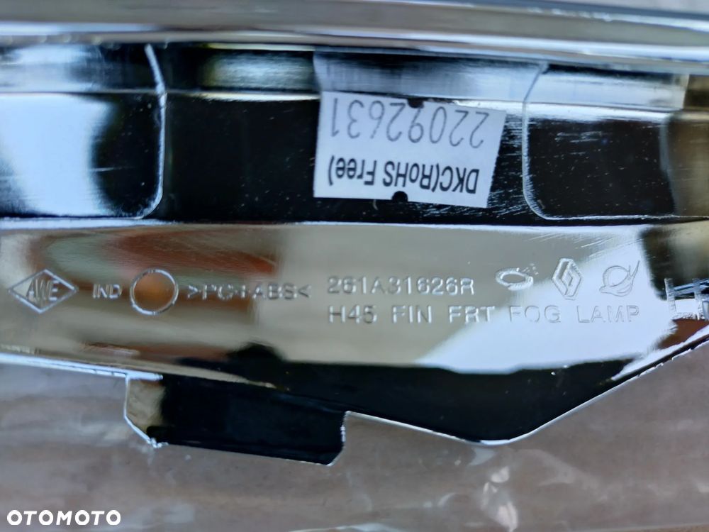 RENAULT KOLEOS I LIFT 11-16 - LISTWA CHROM 261A25609R 261A31626R  LEWA W ZDERZAK PRZÓD NOWA ORYGINAŁ!! - 4