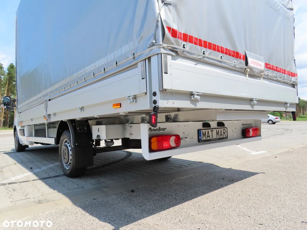 Renault Master 2.3 dCi 163 Km WZMACNIANY Plandeka 10 Euro Palet, Skrzynia 4870 mm Długa, 2550 Wysokość, MOŻLIWA FIRANA Stan Jak NOWY Gotowy Dostępny POLECAM - 17