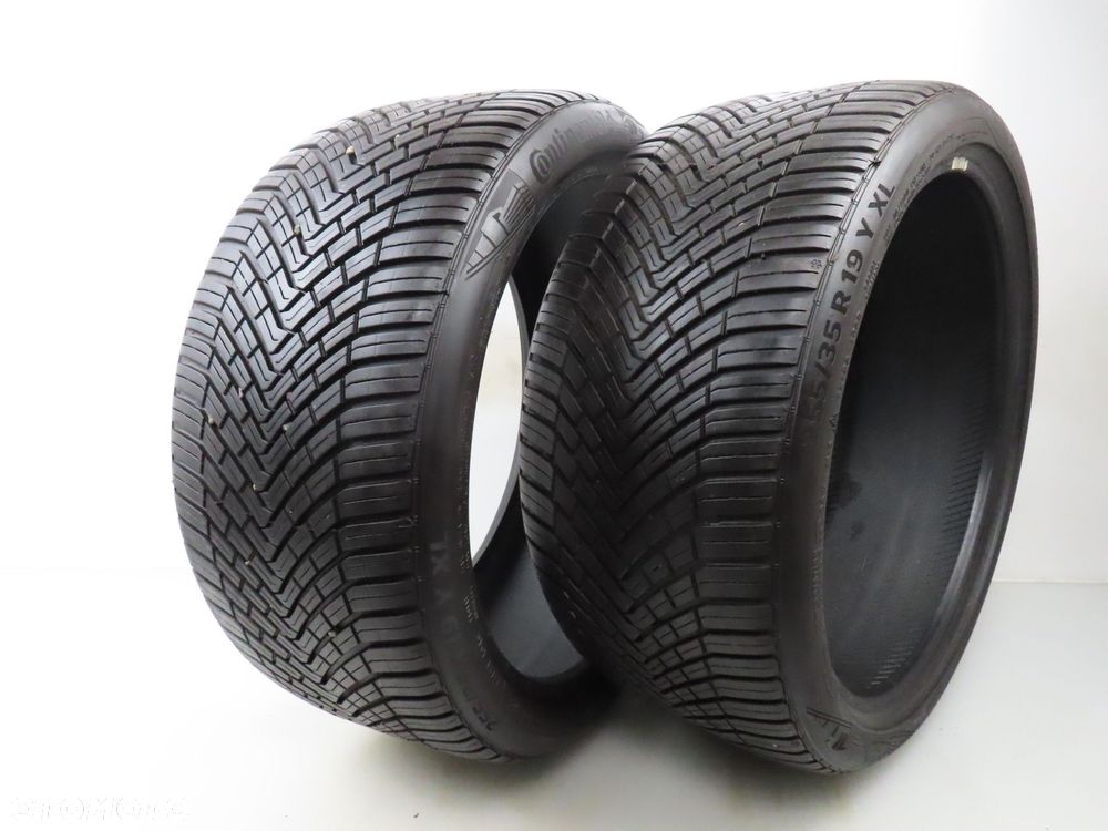 2x 255/35R19 OPONY CAŁOROCZNE UŻYWANE Continental AllSeasonContact 96Y XL - 1