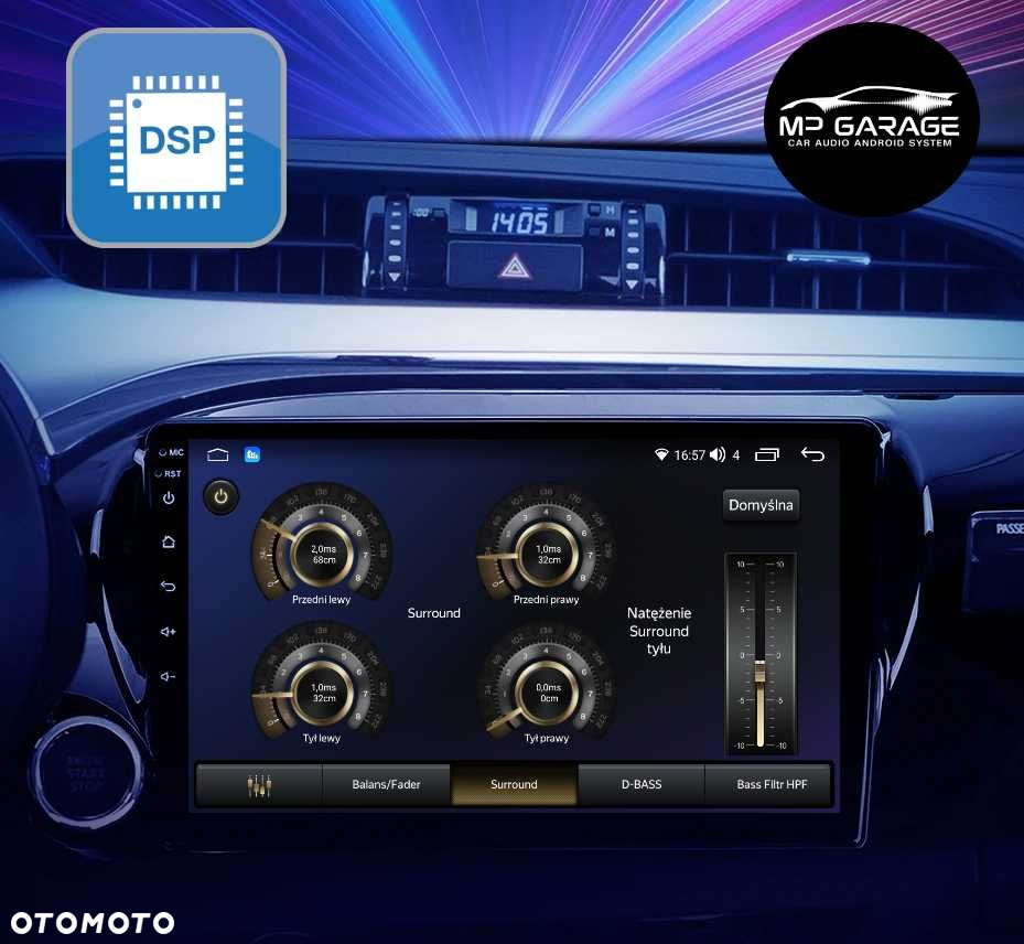 Nawigacja Toyota Hilux Android CarPlay/AA Qled 4G LTE Montaż Gwarancja - 6