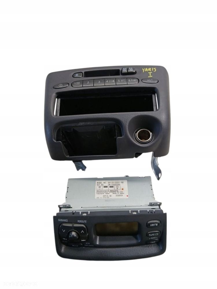 radio kaseta panel toyota yaris i 86120-52021 86110-52021-b0 - 1