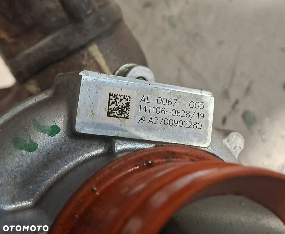 MERCEDES B-KLASA W246 15r 1.6 CGI TURBOSPRĘŻARKA TURBINA A2700902280 - 2