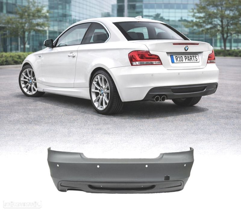PARA-CHOQUES TRASEIRO BMW E82 E88 06-13 LOOK M COM PDC - 1