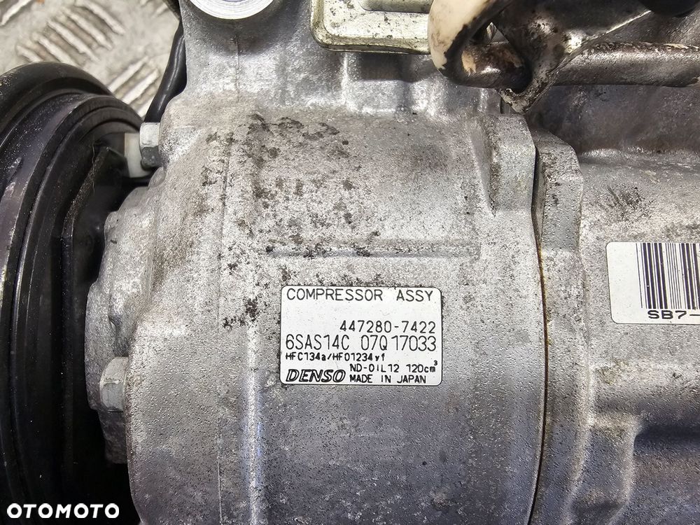 sprężarka klimatyzacji 447280-7422 mercedes w246 w176 1.8 cdi 2.2 cdi - 3