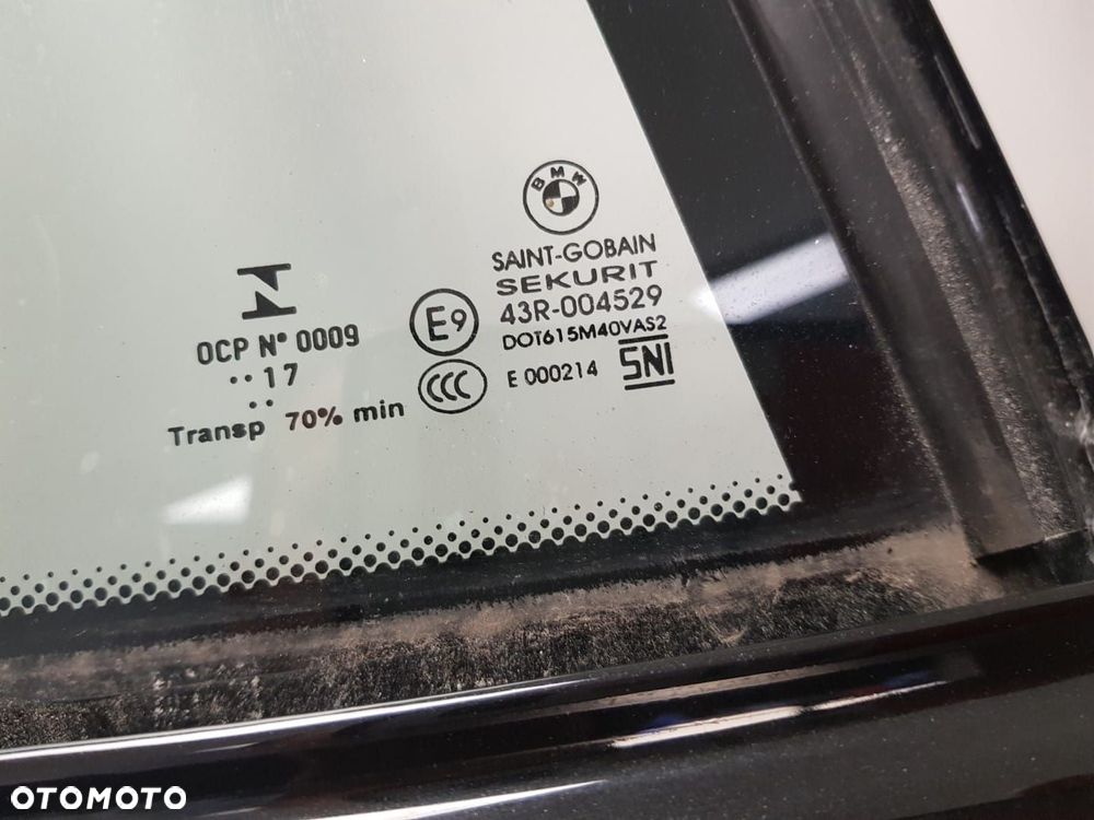 BMW X3 F25 10-17 DRZWI PRAWE TYLNE PRAWY TYŁ CZARNE SZYBA - 8