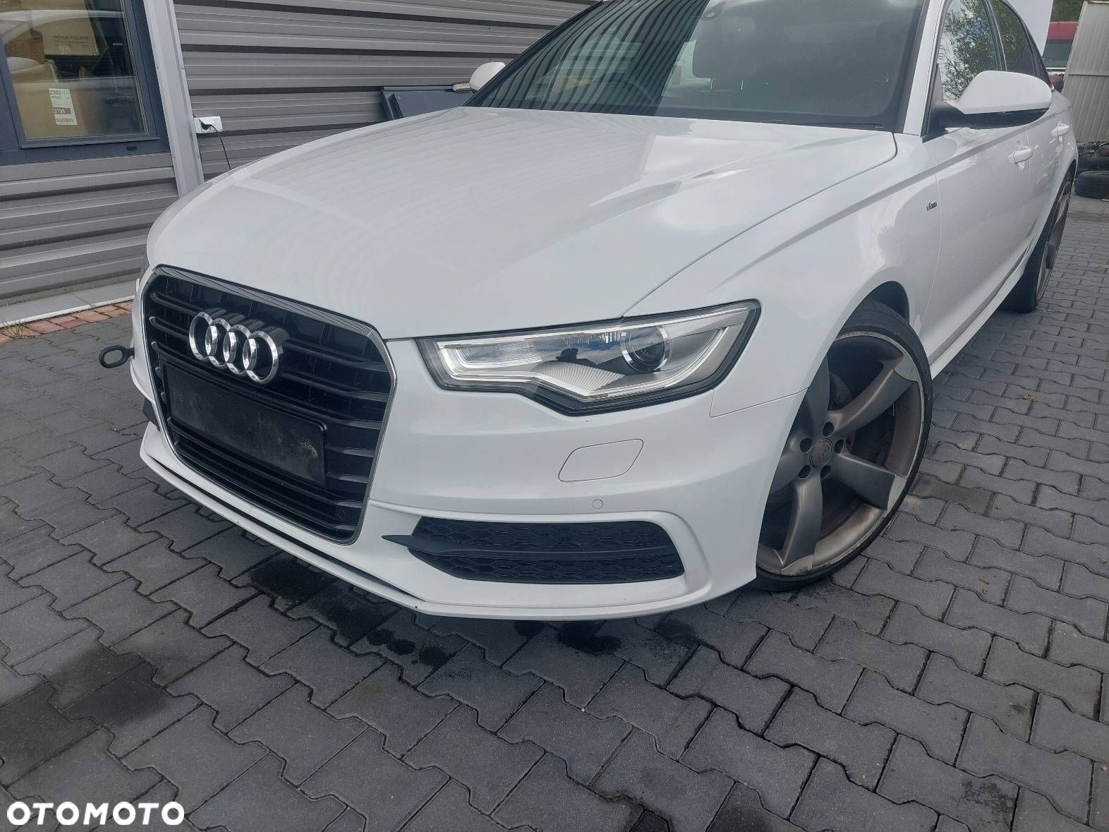 KOMPLETNY PRZÓD MASKA ZDERZAK LAMPA BŁOTNIK S-LINE AUDI A6 C7 LY9C - 1