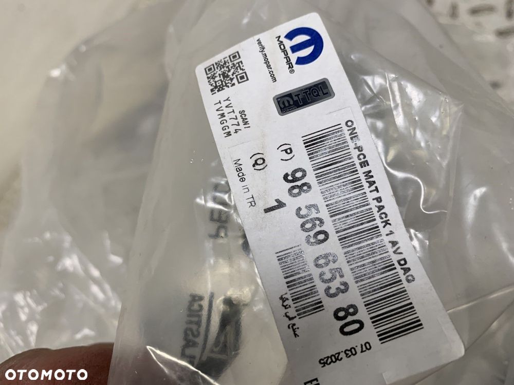 NOWY ORYGINALNY DYWANIK GUMOWY DUCATO BOXER JUMPER IV 4 LIFT X250 23-26 9856965380 - 3