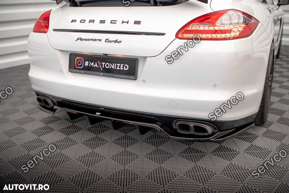 Prelungire bara spate Porsche Panamera Turbo 970 09-13 v6 - Maxton - 7
