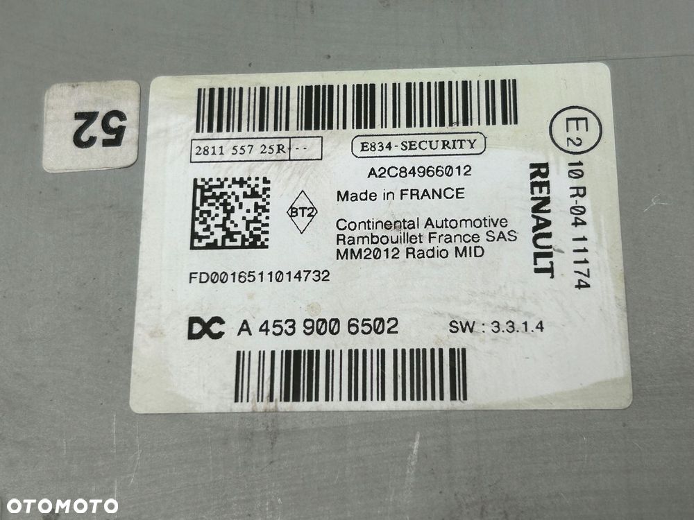 radioodtwarzacz stacja multimedialna smart forfour ii 281155725r - 5