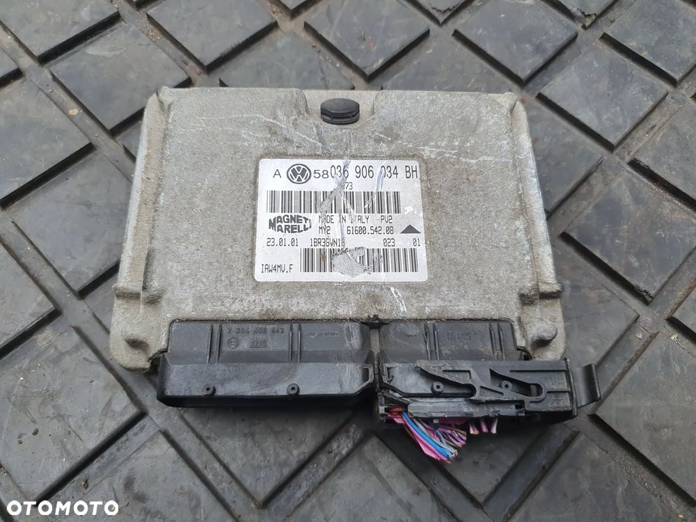 VOLKSWAGEN GOLF 97-06 1.6MT KOMPUTER STEROWNIK SILNIKA 036906034BH AZD - 1