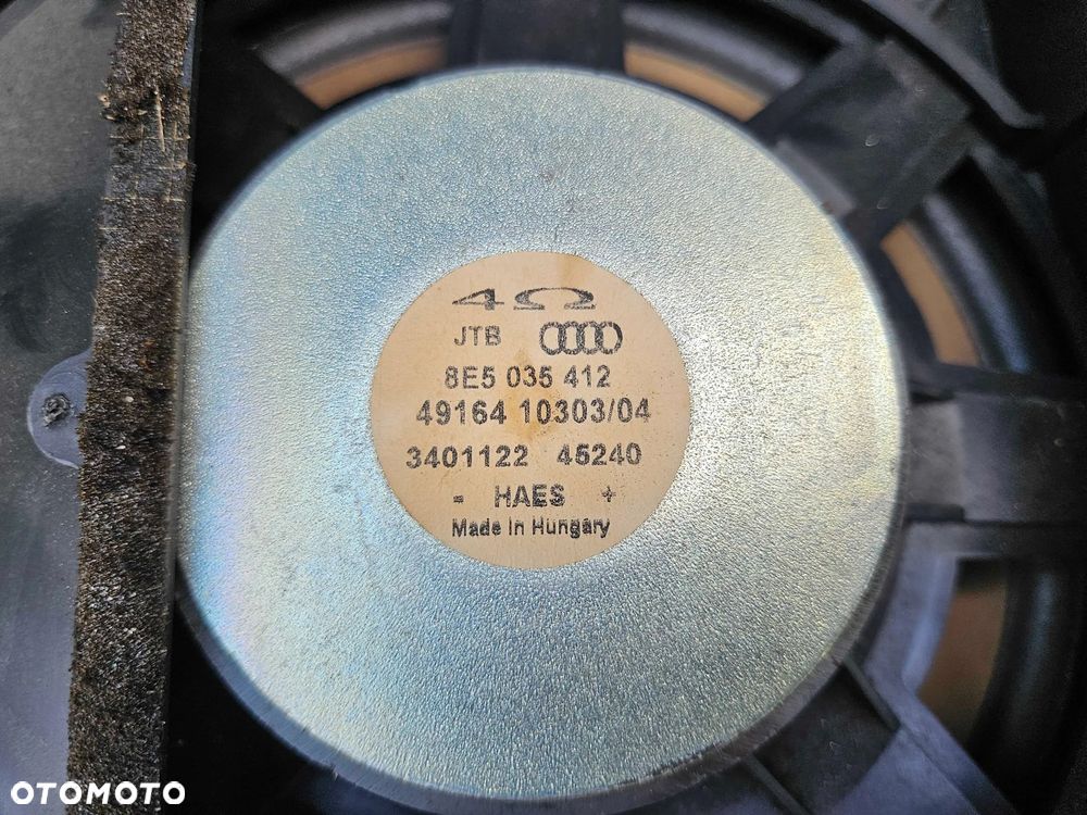 Głosnik 8E5035412 Subwoofer Tyl Tylny Audi A4 B6 B7 Sedan Oryginal - 11