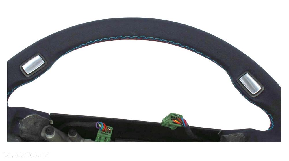 KIEROWNICA BMW SERIA 7 E65 E66 PRZEDLIFT LIFT NOWA SKÓRA OBSZYTA - 2