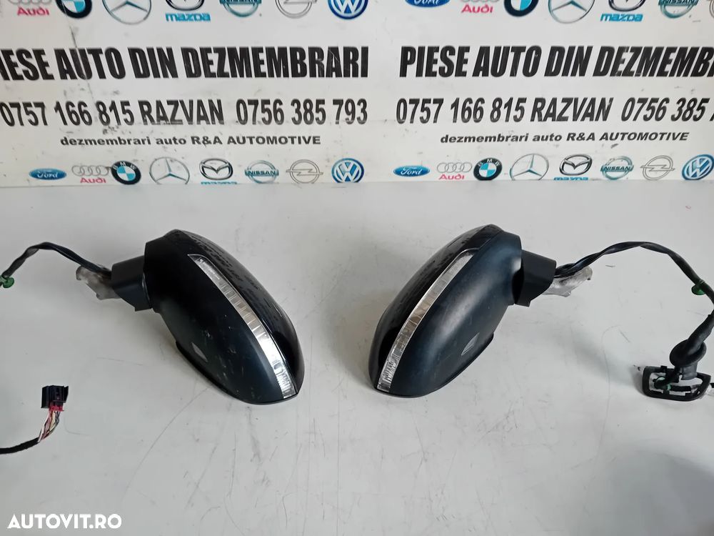 Oglinzi Oglinda Stanga Dreapta Vw Passat B8 2014-2020 Cu Rabatare Electrica Incalzire Volan Stanga - 3