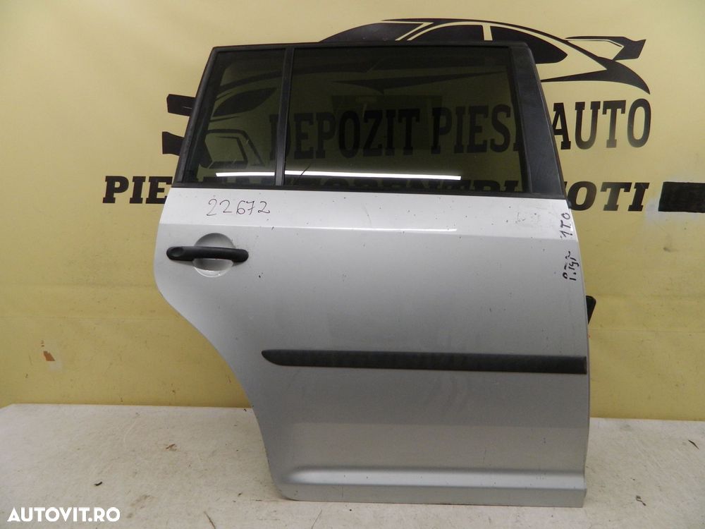 Usa dreapta spate VW Touran, 2003, 2004, 2005, 2006, 2007, 2008, 2009, 2010, 2011, 2012, 2013, 2014. - 2