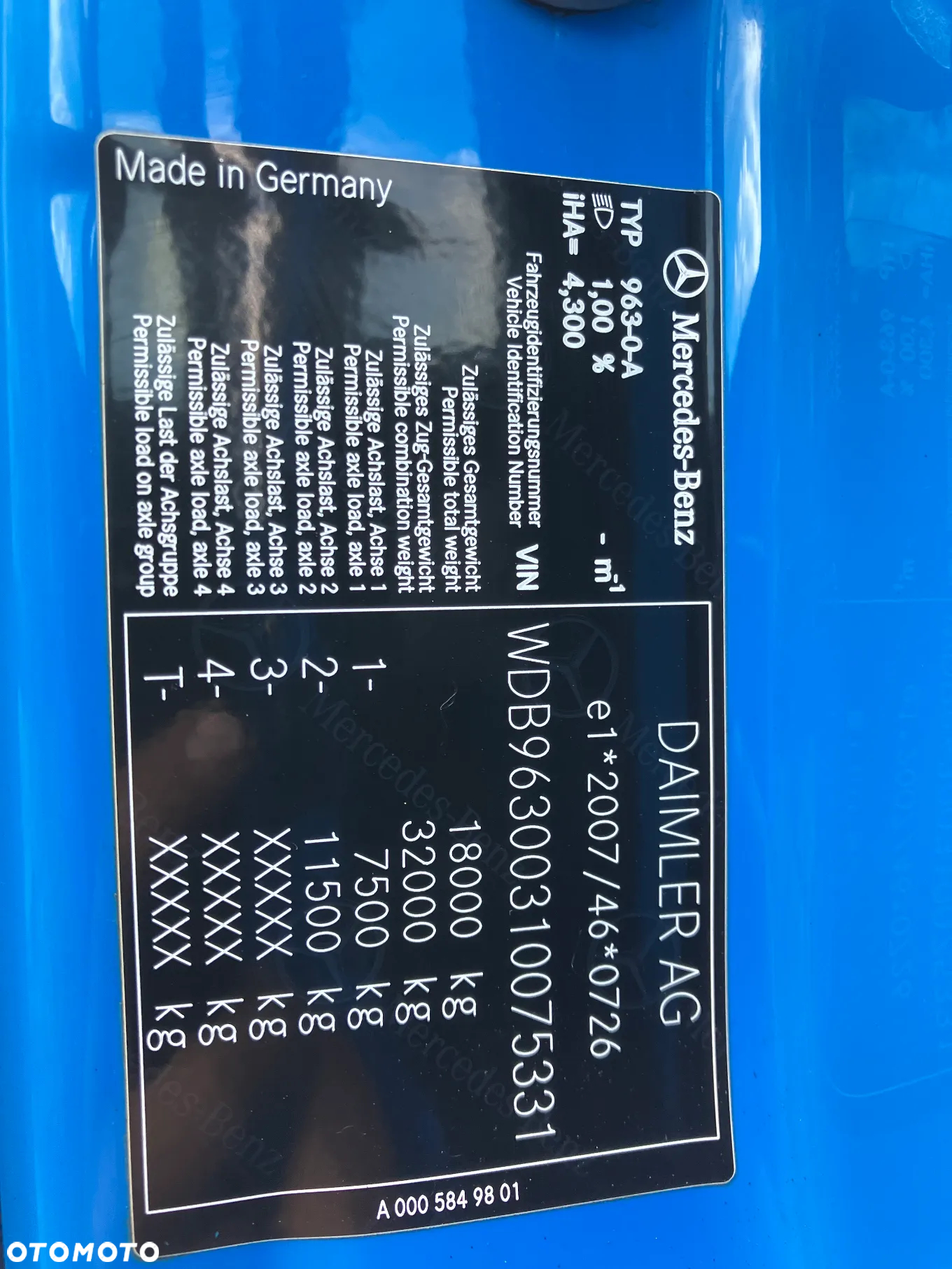Mercedes-Benz ANTOS 1830 solidny kiper wywrotka blokada mostu - 10