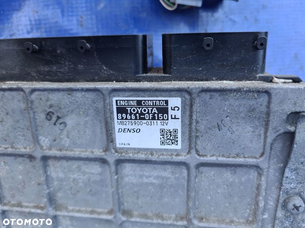 verso 09-12 sterownik 89661-0F150 komputer zestaw - 2