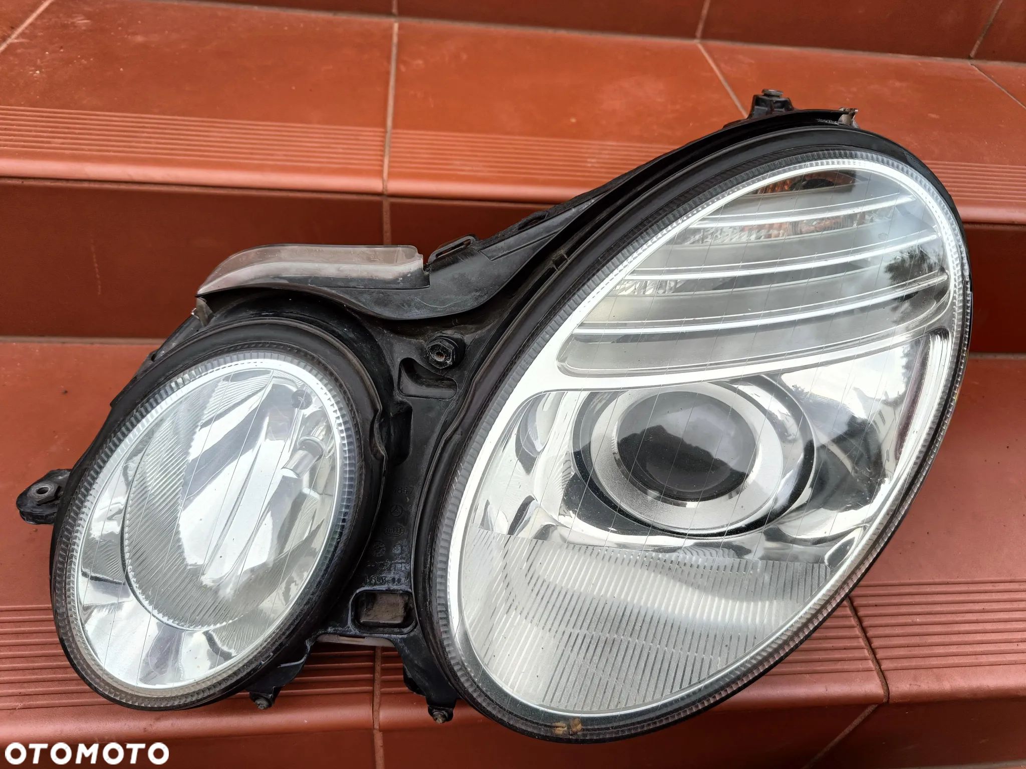 MERCEDES W211 LIFT LAMPA LEWA PRZÓD PRZEDNIA BI XENON NIE SKRĘTNY - 1