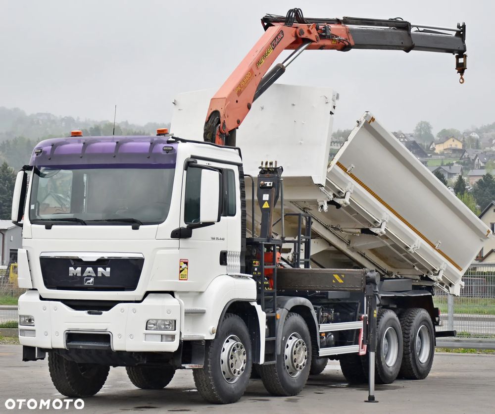 MAN TGS 35.440 * WYWROTKA 5,80 m + BORDMATIC * PK 15500 * 8x4 - 3