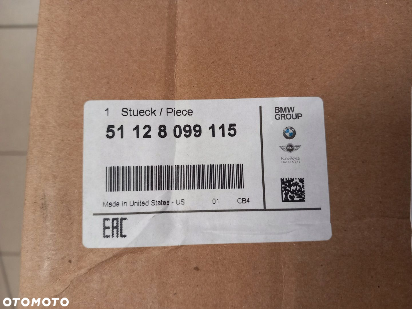 DOKŁADKA ZDERZAKA TYŁ BMW X5 OEM 51128099115 - 4
