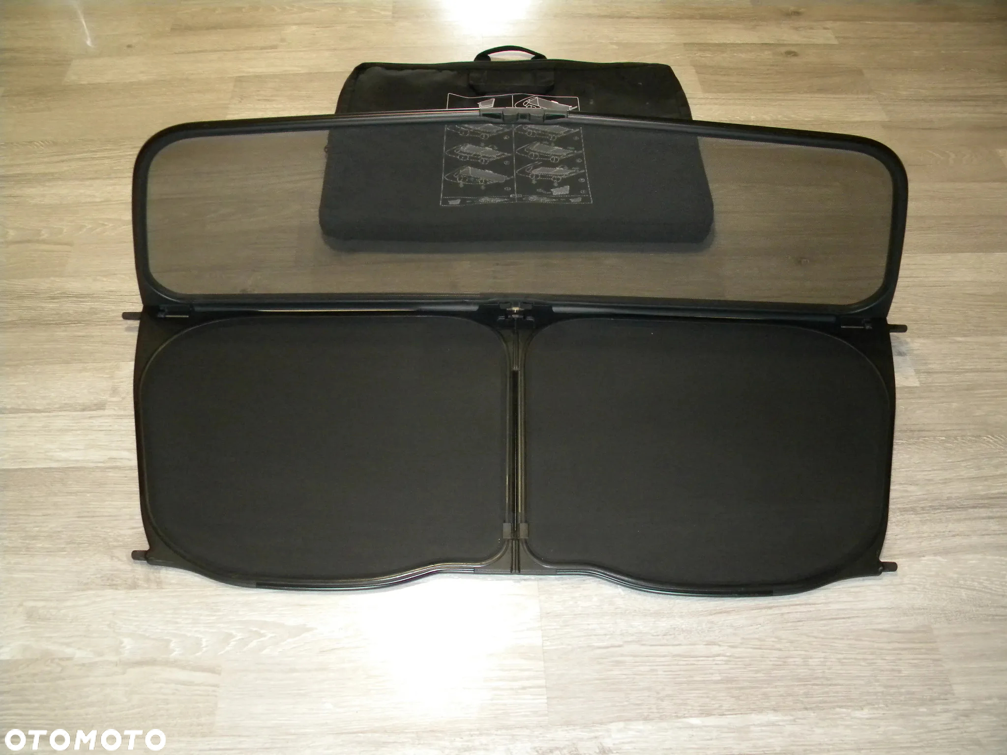 WINDSTOP WINDSCHOTT WIATROŁAP VW GOLF VI 6 CABRIO + POKROWIEC ORYGINAL 5k7862951 - 9