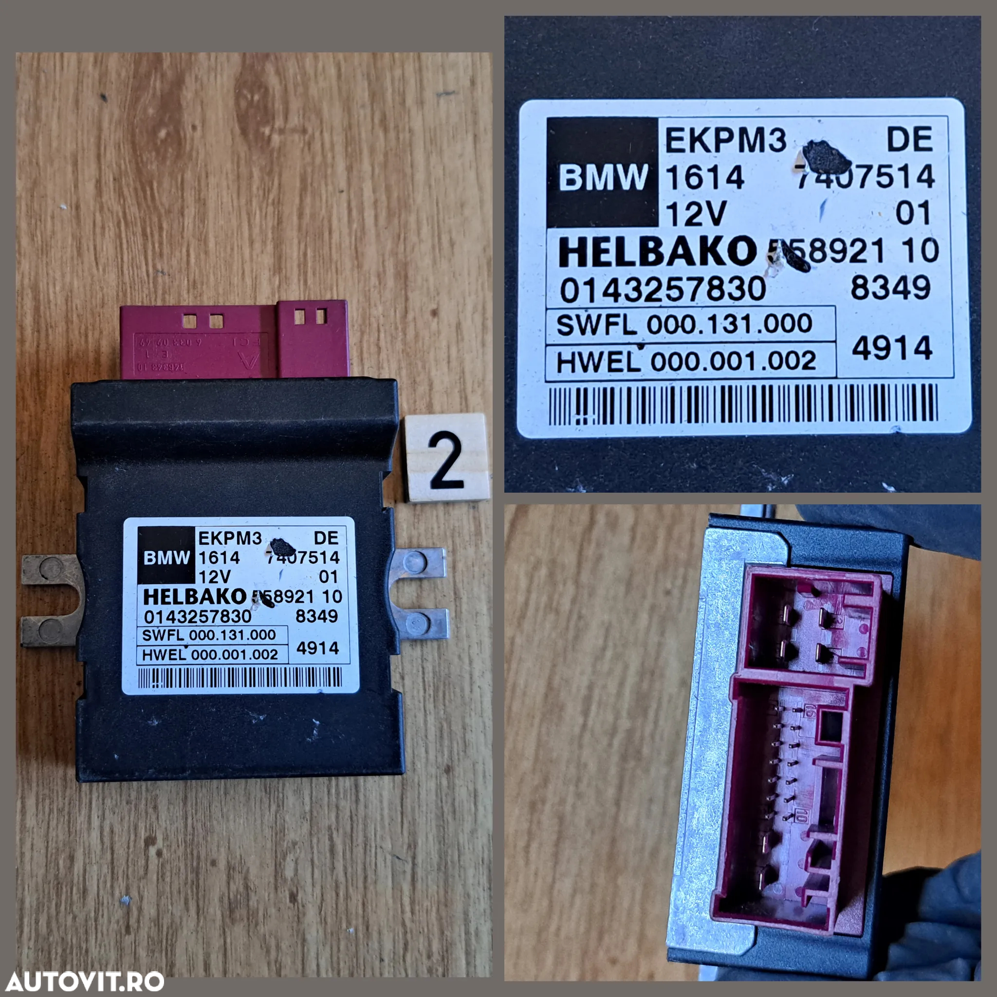 Modul calculator ECU pompa combustibil modul adblue modul diferential ECU suspensie calc coloana directie bmw f20 f16 f15 f86 g31 g32 - 3