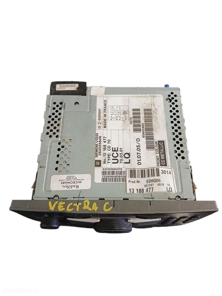 RADIO CD NAWIGACJA OPEL VECTRA C 13188477 VECTRA C - 2