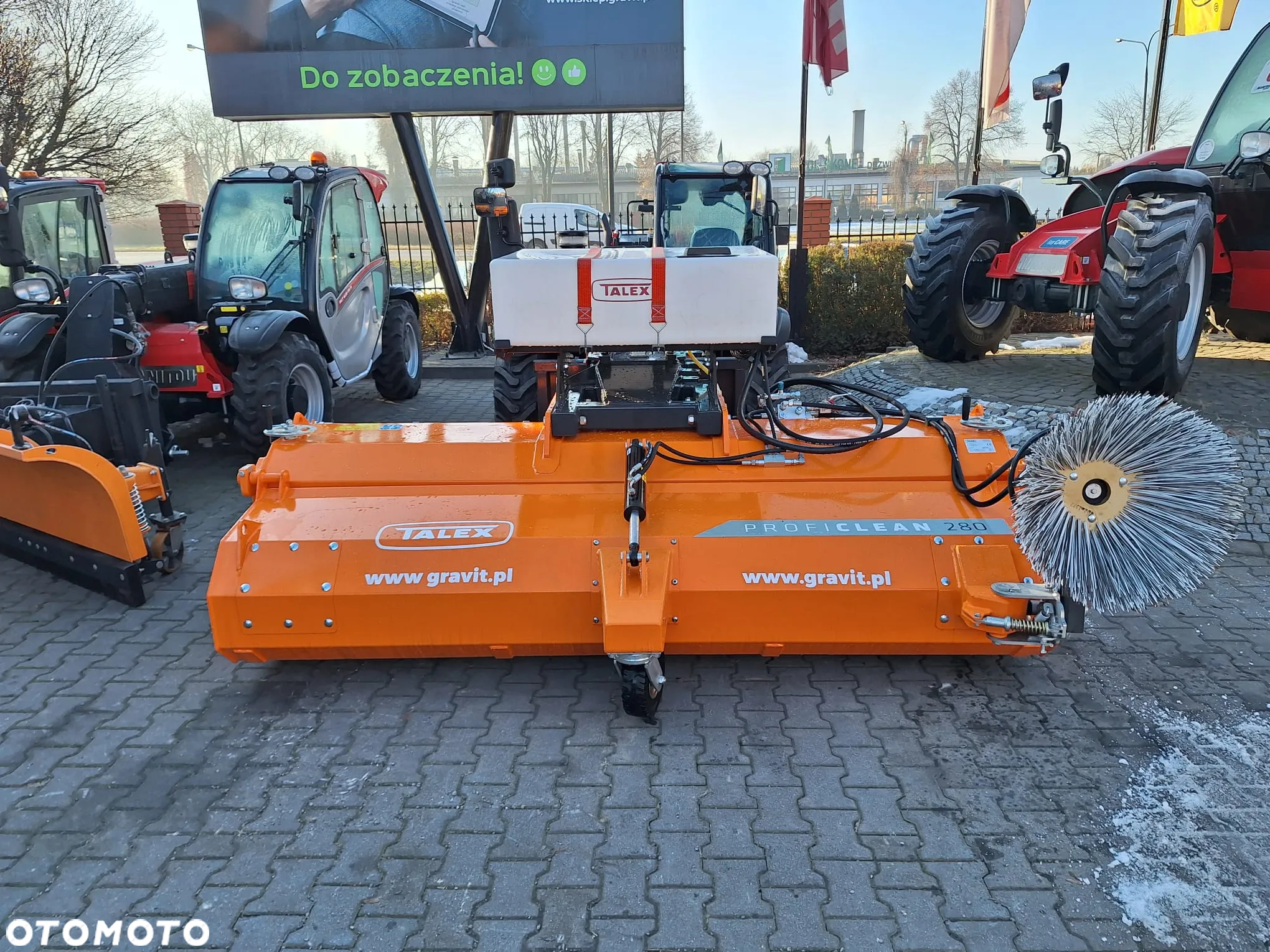 Inny profesjonalna zamiatarka Talex ProfiClean do ładowarka teleskopowa Manitou - 3