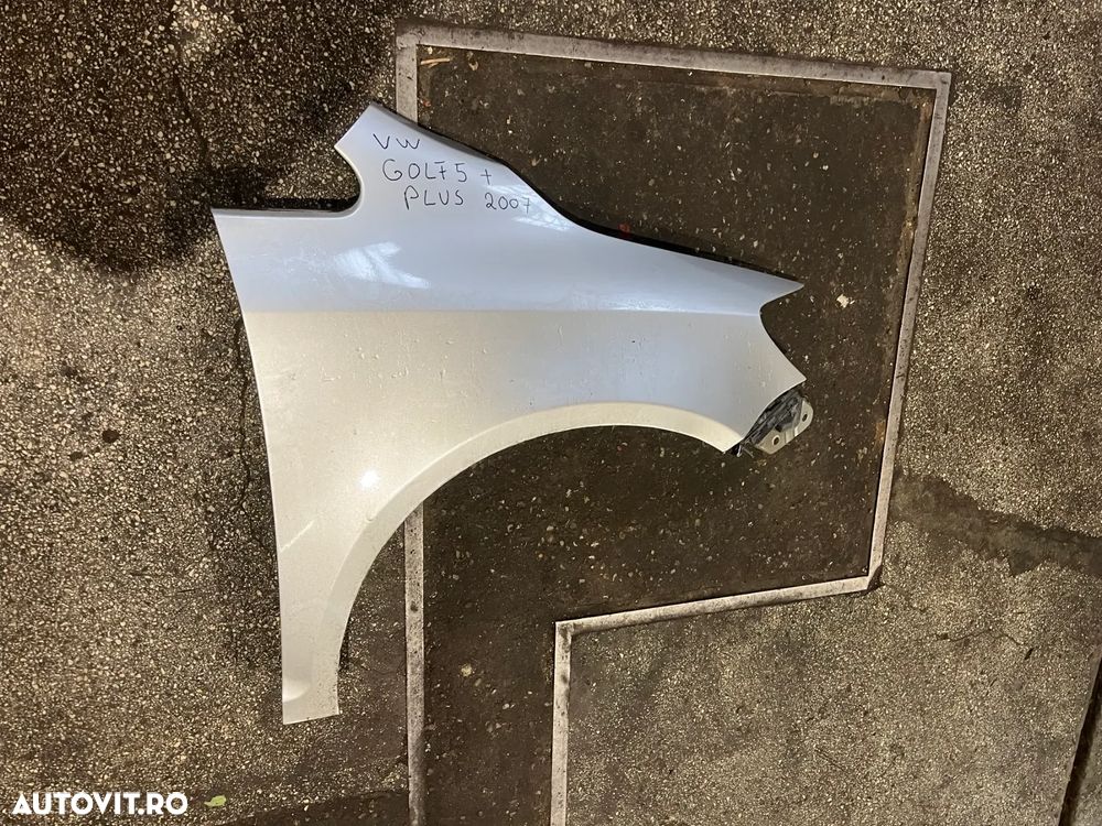 Aripa dreapta fata VW Volkswagen Golf 5+ plus gri argintiu 2008 - 5