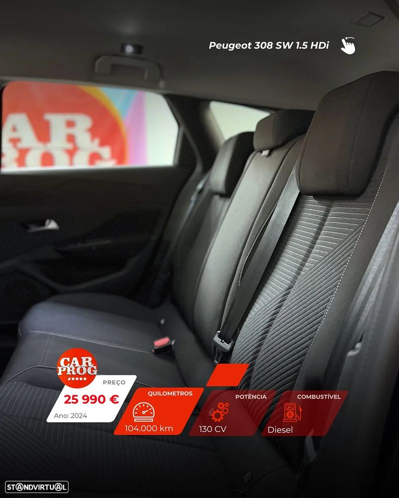 Peugeot 308 SW 1.5 BlueHDi Active Pack EAT8 - 10