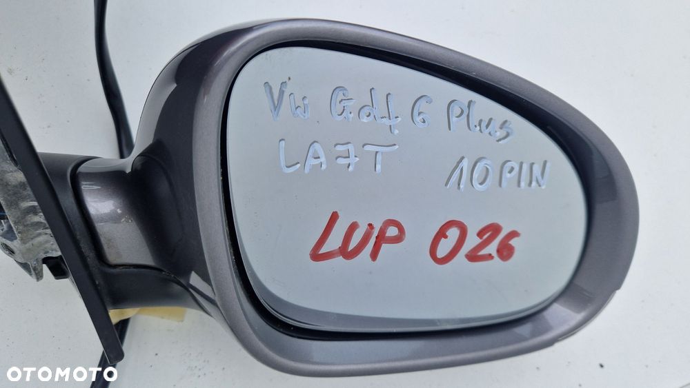 VW GOLF 6 VI PLUS 10PIN LUSTERKO PRAWE PRAWA STRONA EU ORYGINALNE LAK LA7T - 2