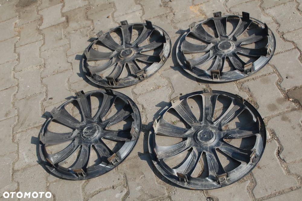 KOŁPAKI SAMOCHODOWE CARBOON R16 VW AUDI SEAT SKODA OPEL NISSAN - 4