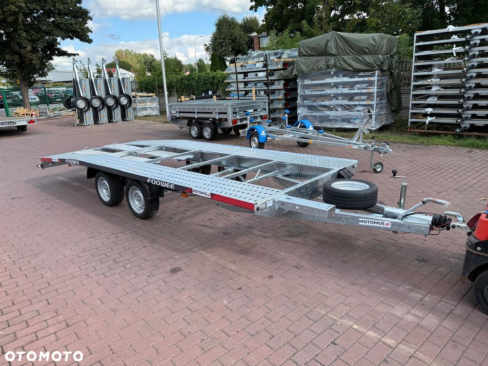 Inny Laweta FOOWEE FW4520 łamana NAJAZDY ALU 450x200 cm 2 osie 2700KG VDI w CENIE! - 2