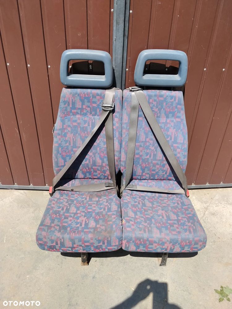 Fotele TYŁ Tylny Podwójny z pasami Bus - 3