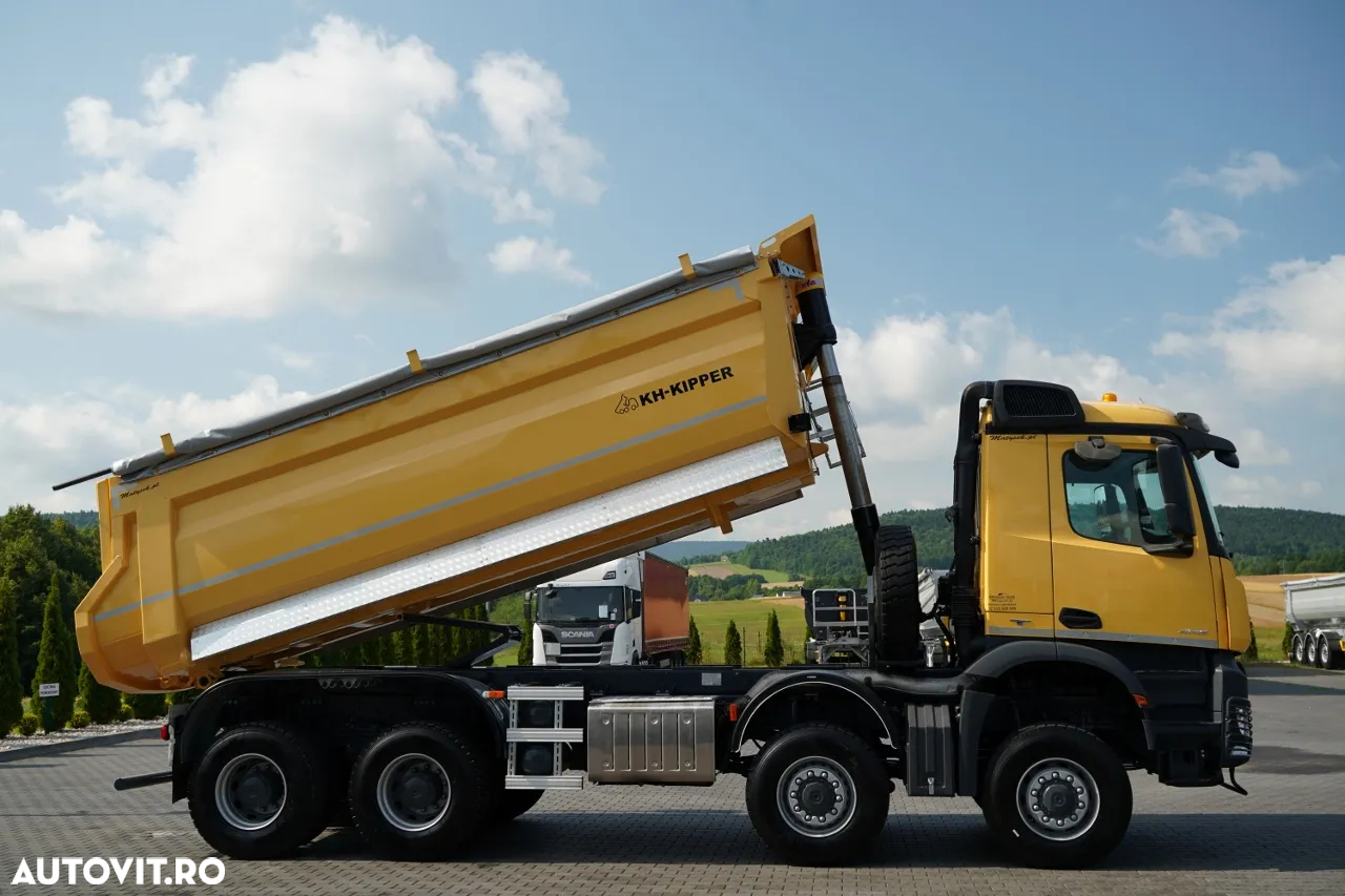 Mercedes-Benz AROCS 4145 / 8x8 / BASCULATOR SPATE / KH KIPPER / EURO 6 - 6