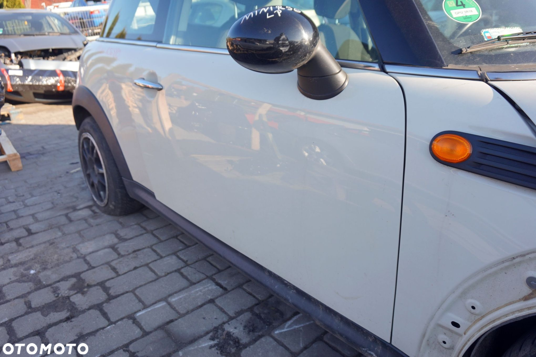 DRZWI PRZEDNIE PRAWE COOPER II R56 5D HB 850  BIAŁY PEPPER WHITE MINI 2005-2014 - 2