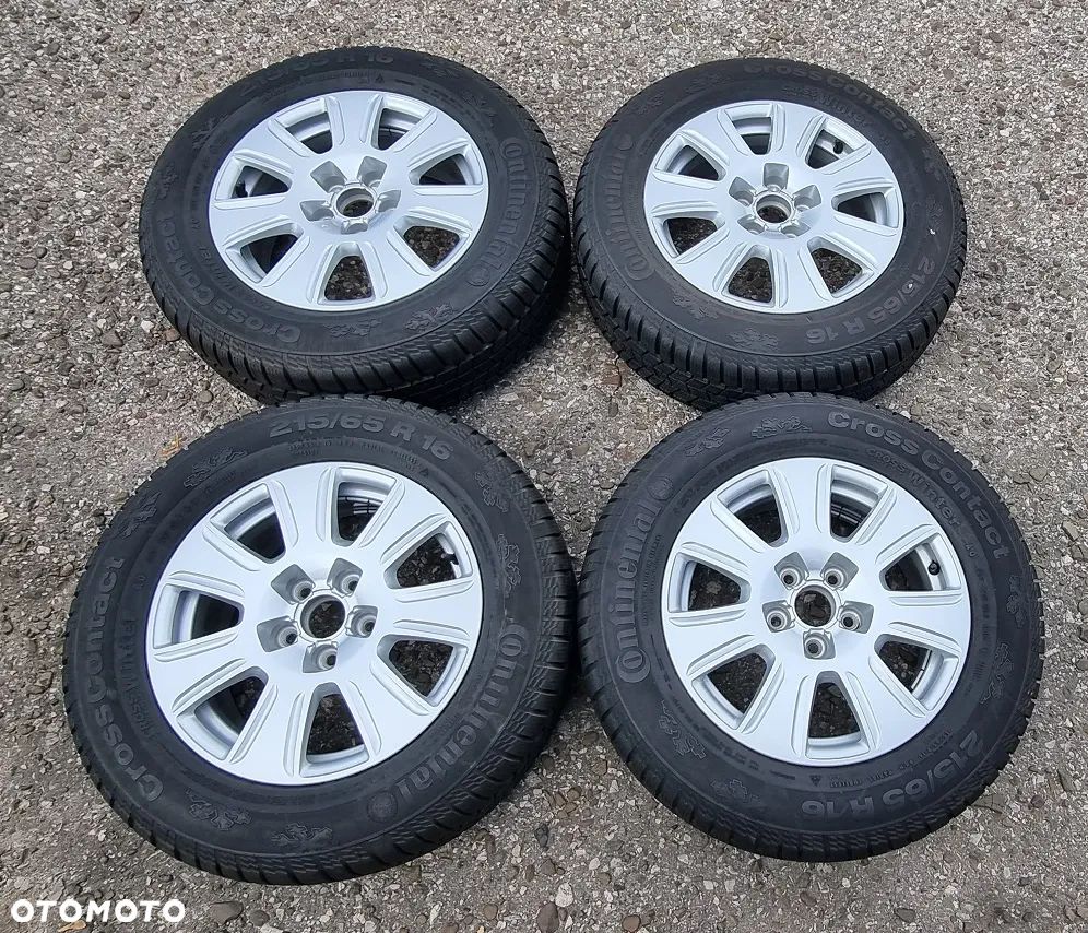 4x koła felgi opony zima Audi Q3 SQ3 Q2 Q5 VW Seat Skoda Continental CrossContact Winter 215/65/16 215/65R16 5x112 - 1
