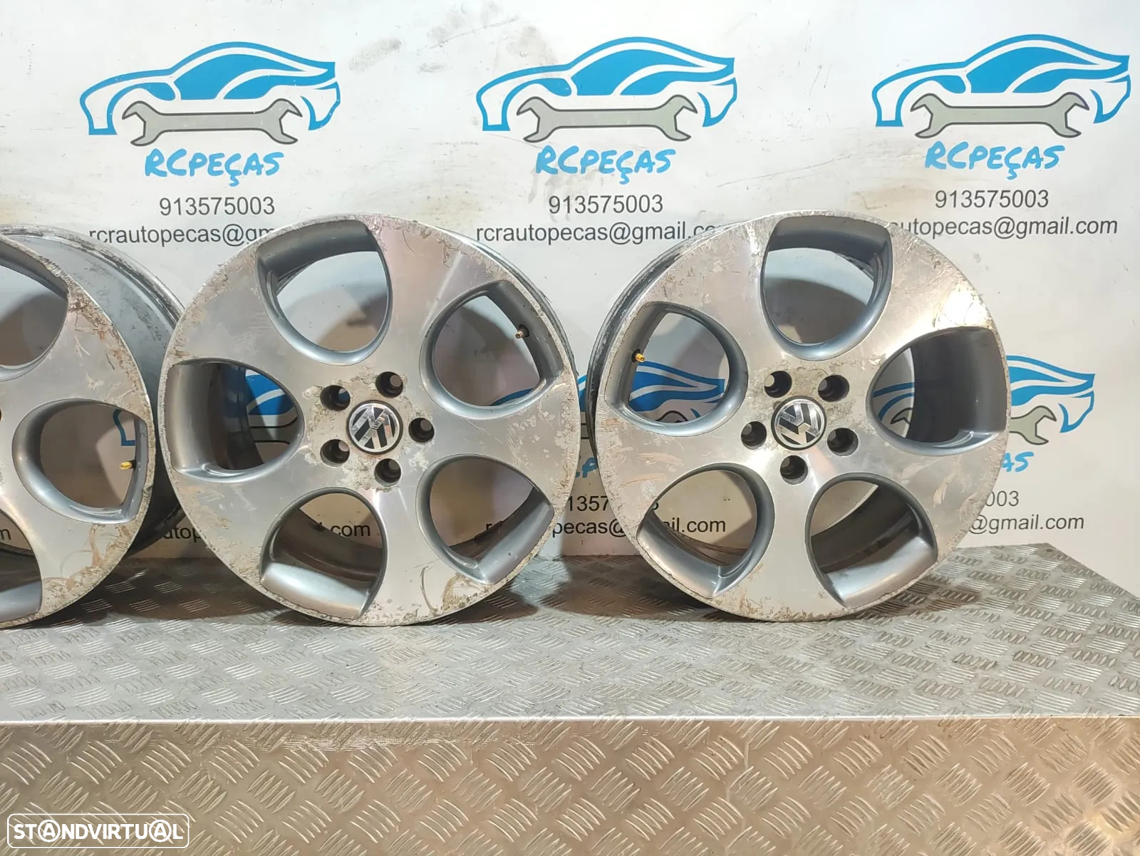 Jantes 18 Ronal Originais VW Volkswagen Golf V 5 GTI 7,5J ET51 5x112 - 5