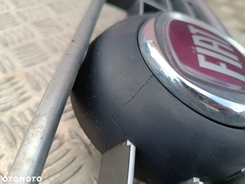 Fiat Croma 2 II FL Lift (2008-2011) Grill Atrapa 35447330 wlot kratka zderzaka chrom emblemat - 4