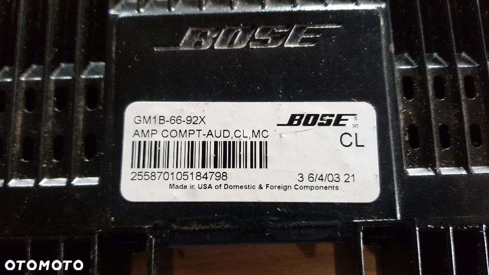 MAZDA 6  2.0D WZMACNIACZ BOSE GM1B-66-92X - 2