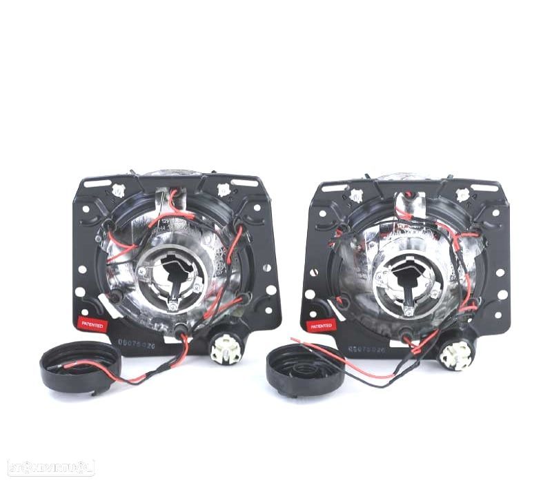 FARÓIS ANGEL EYES GOLF2 MK II 83-91 CROMADO H4 - 3