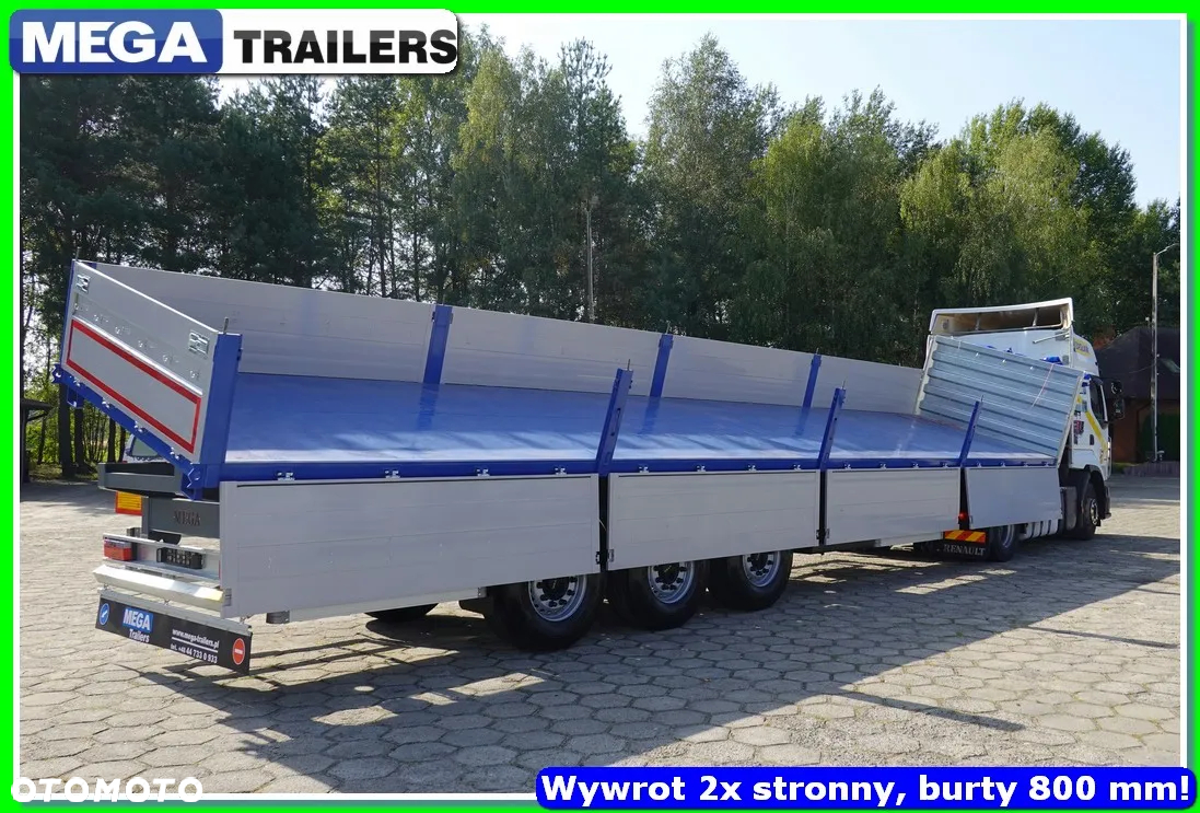 Inny Platforma z wywrotem, 2 strony, 12,60 m, burta 800 mm! - 3