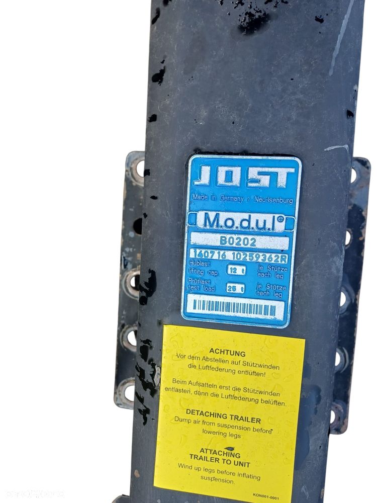 NOGI STOPY PODPORY JOST MODUL B0202 NACZEPY KPL - 5