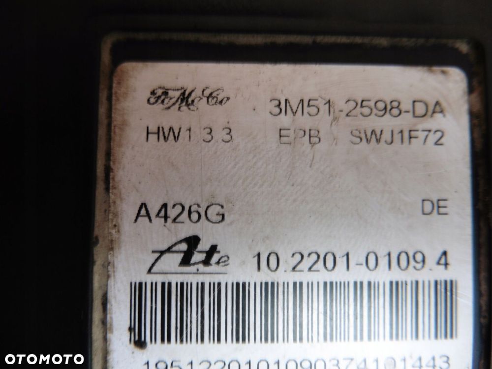 HAMULEC RĘCZNY ELEKTRYCZNY FORD C-MAX MK1 I 3M51-2598-DA - 7