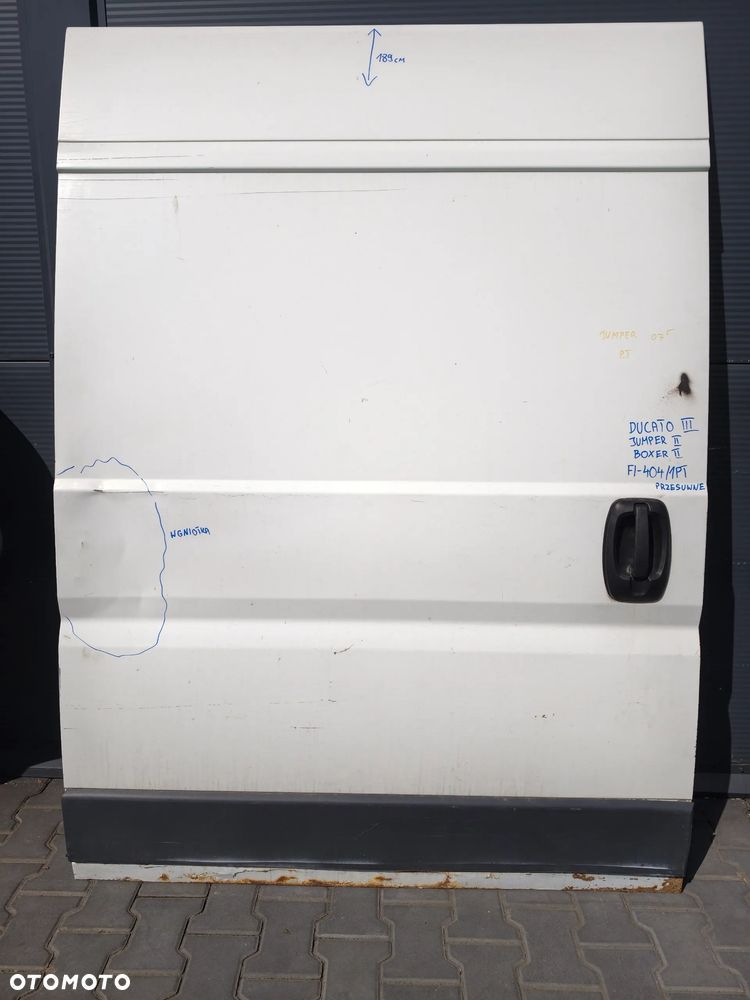 W-wa DUCATO III JUMPER II BOXER II DRZWI MASKA BŁOTNIK H2 ŚREDNI 189cm - 8