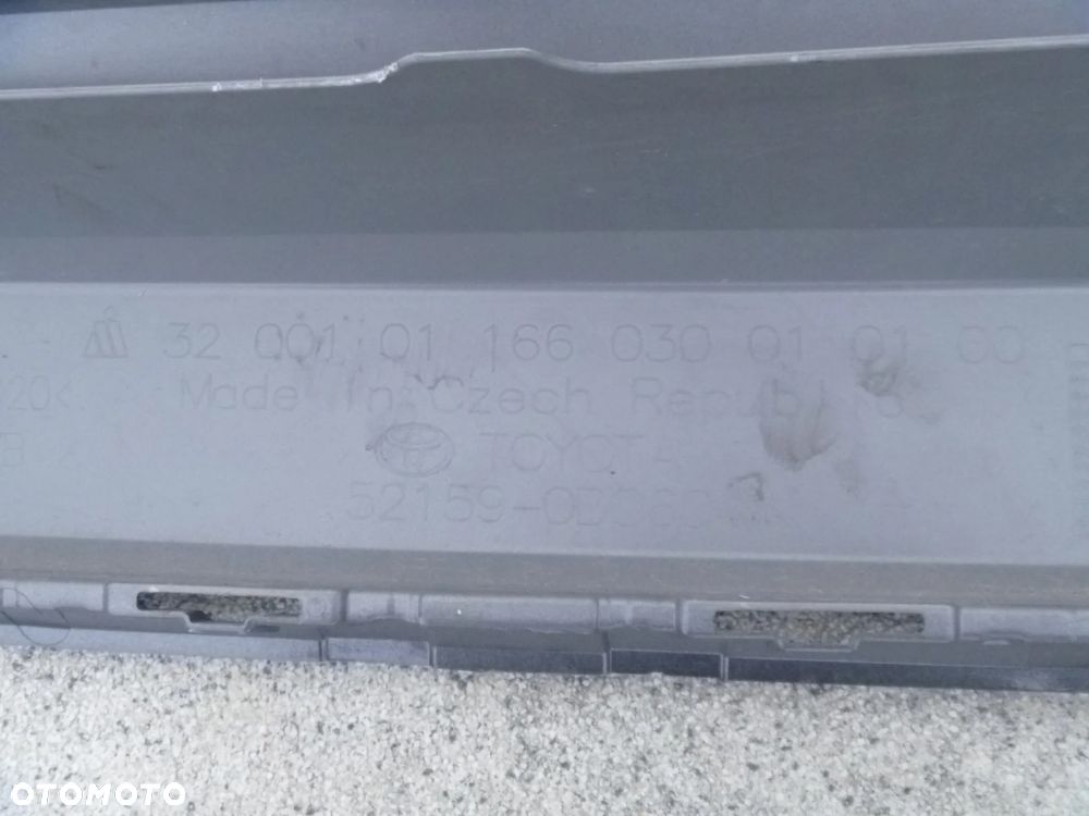 TOYOTA YARIS IV ZDERZAK TYLNY ŁADNY 52159-0D060  ORYGINAŁ - 4