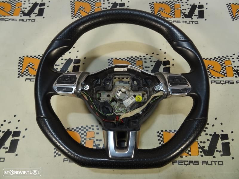 Volante VW Golf / Scirocco Flat Bottom DSG - 1K8419091J / 1K8 419 091 J - 2