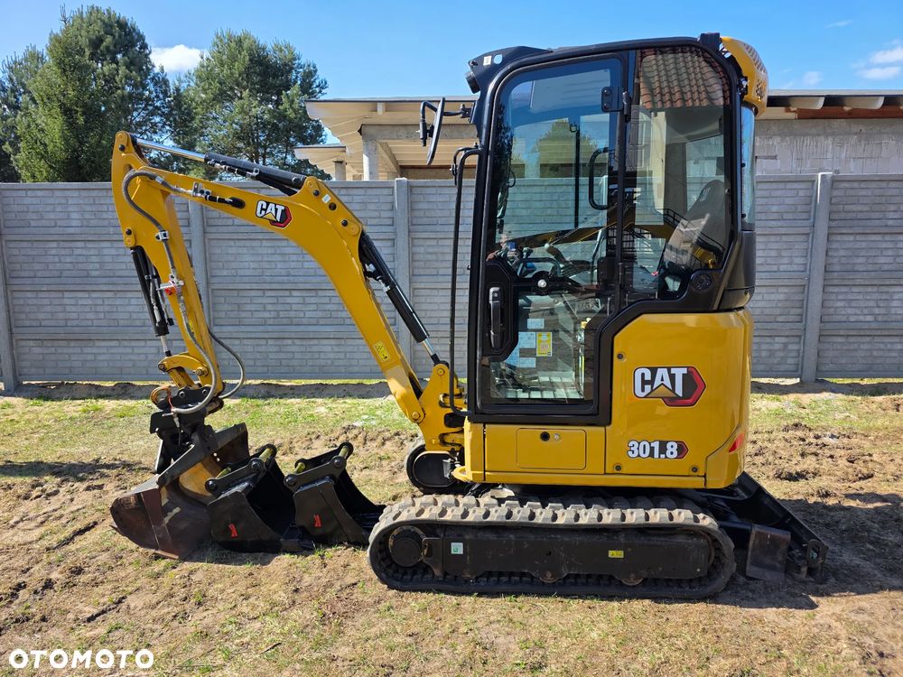 Caterpillar 301.8 (500 mth) jak nowa! 2023 ROK / 3 łyżki / rozsuwane podwozie - 7