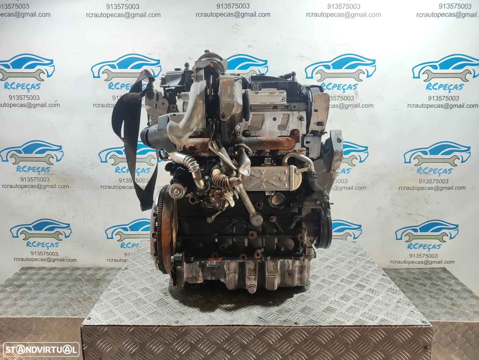 Motor VWAG Audi VW Volkswagen Seat 1.6 TDI 105cv CAY CAYD - 5